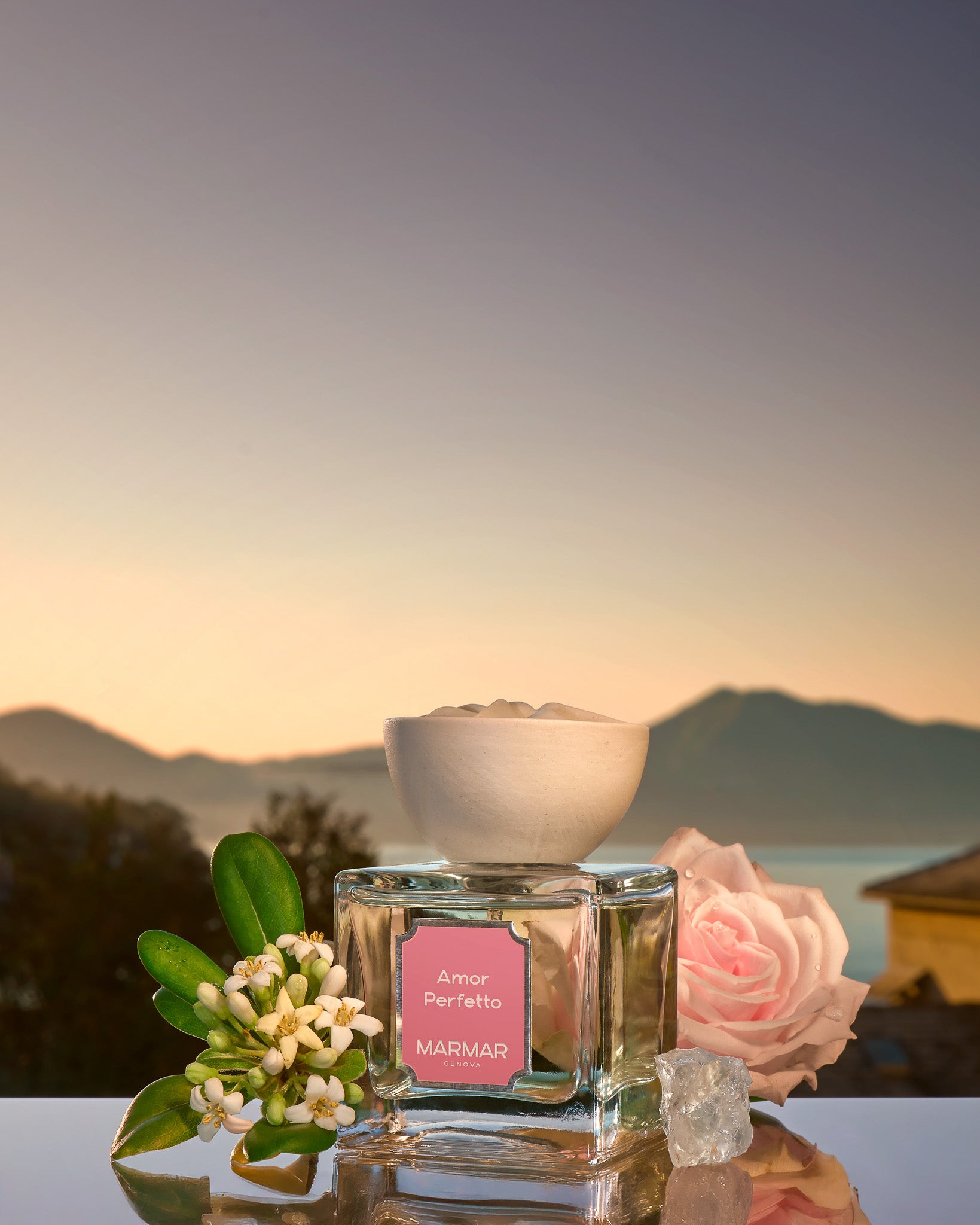 Amor Perfetto by MarMar Genova eau de parfum with rose, pittosporum and salt