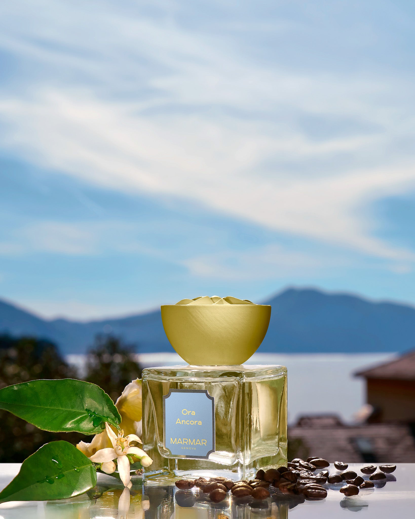Ora Ancora by MarMar Genova with lemon blossom and coffee