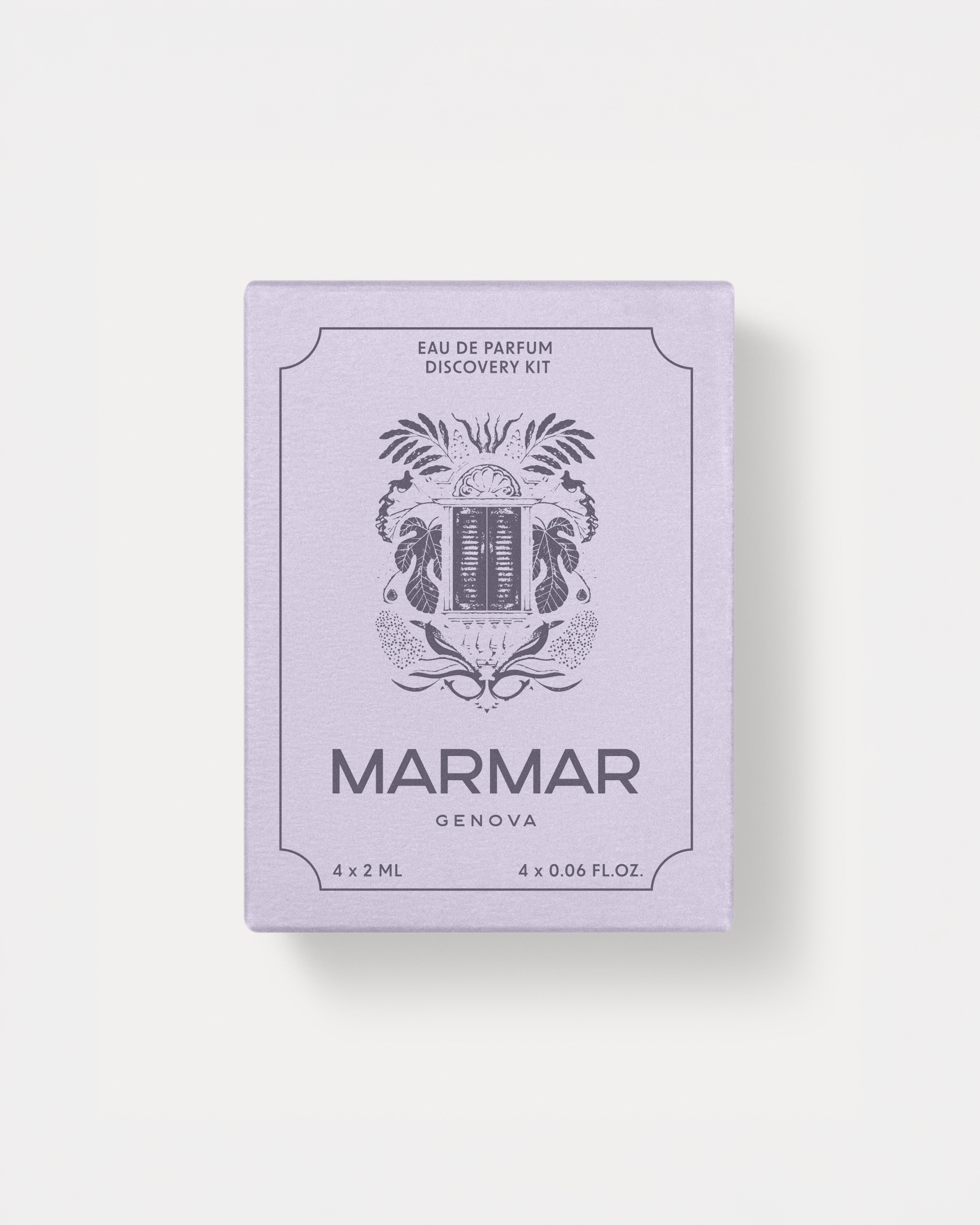 MarMar Genova Eau de Parfum collection Discovery Kit packshot